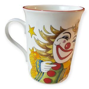 Sadler Wellington Fine Bone China Happy Sad Clown Mug